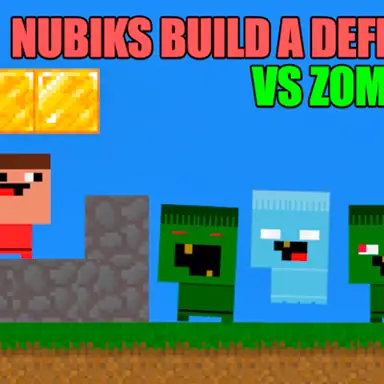 Nubiks Build a Defense vs Zombies game