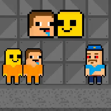 Obby and Noob Barry Prison game