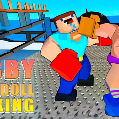 Obby. Ragdoll Boxing oyunu