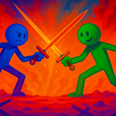 Obby Stickman - On Swords oyunu