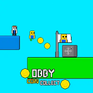 Obby vs Bacon Rainbow Parkour game