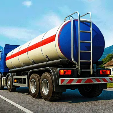 Oil Tanker Truck Parking Game oyunu