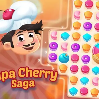 Papa Cherry Blast Saga game