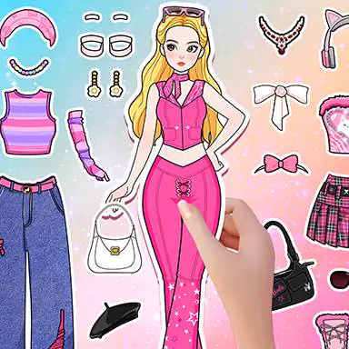 Paper Doll Diary: Dress Up DIY oyunu