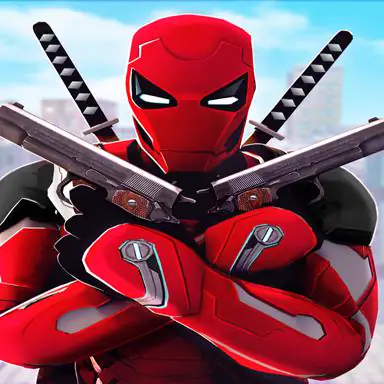 Parkour Superhero Game: City Ninja Robot Street Fi oyunu