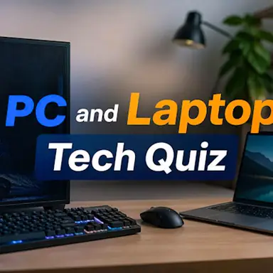 PC and Laptop Tech Quiz oyunu