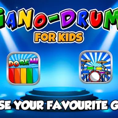 Piano and Drum for Kids oyunu