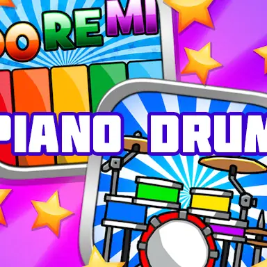 Piano And Drum For Kids oyunu
