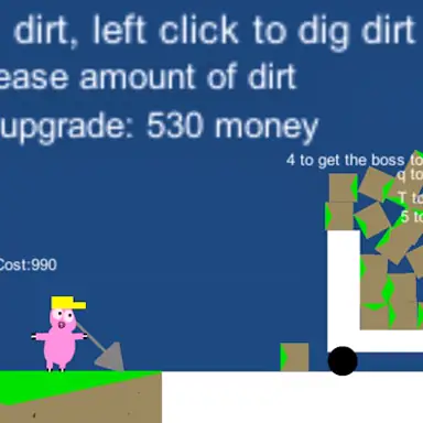 Pig Dirt Worker game