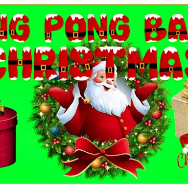 Ping Pong Ball Christmas game