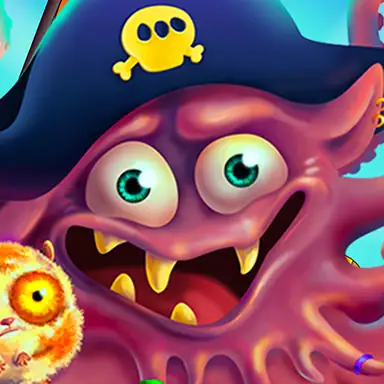 Pirate Octopus Memory Treasures Game Memory Game oyunu