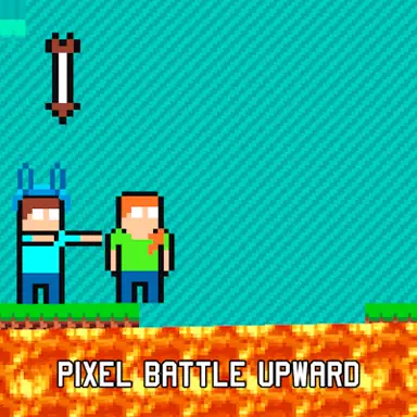 Pixel Battle Upward game