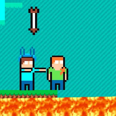 Pixel Battle Upward oyunu