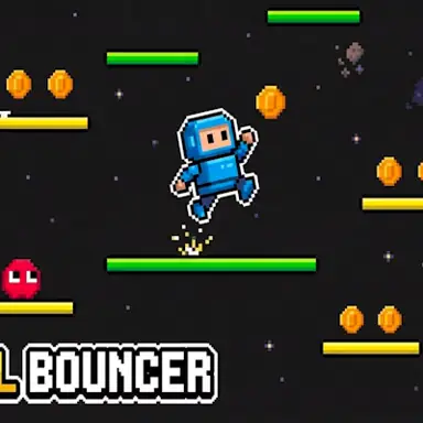 Pixel Bouncer game