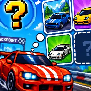 Pixel Car Memory Quest oyunu