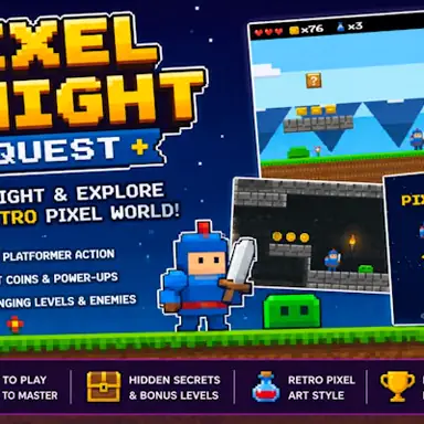 Pixel Knight Quest oyunu