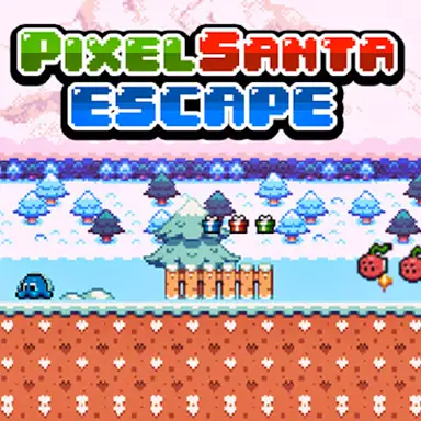 Pixel Santa Escape oyunu