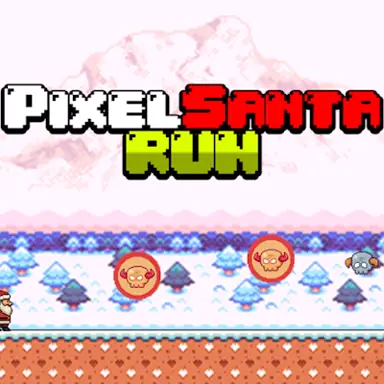 Pixel Santa Run oyunu