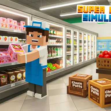 Pixels Supermarket Simulator game