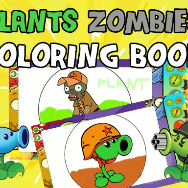Plants vs Zombies Coloring oyunu