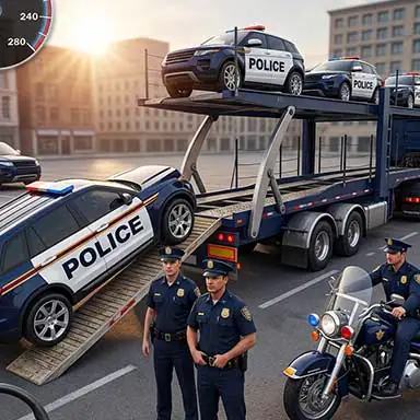 Police Transport Game oyunu