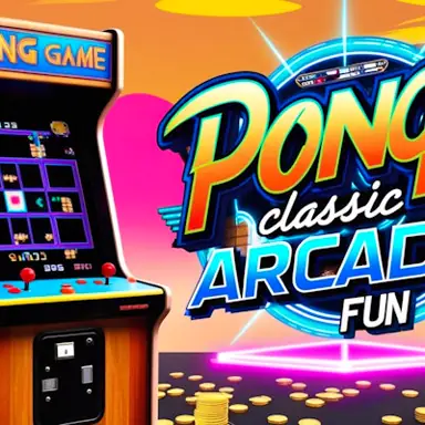 Pong Game Classic Arcade Fun! game