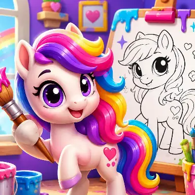 Pony Color Fun oyunu