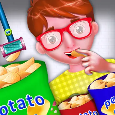 Potato Chips Food Factory Game game
