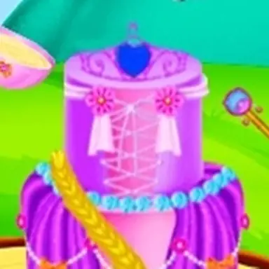 Princess Dress Cake - Fondant Cakes oyunu