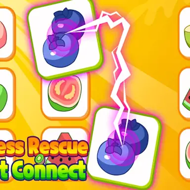Princess Rescue Fruit Connect oyunu