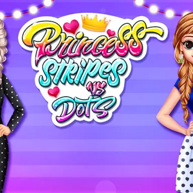 Princess Stripes Vs Dots oyunu