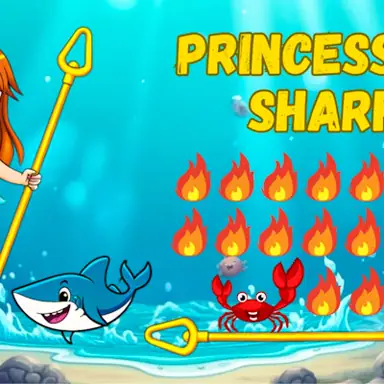 Princess vs Shark oyunu