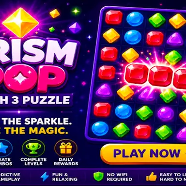 Prism Pop Match 3 Puzzle oyunu