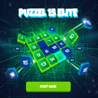 Puzzel 15 Elite oyunu