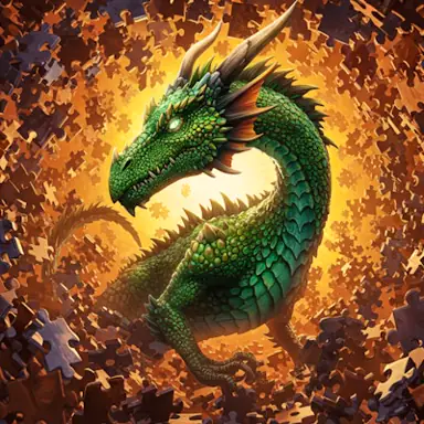 Realistic Dragon Jigsaw Puzzle game