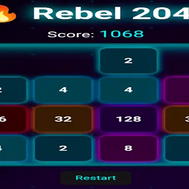 Rebel 2048 oyunu