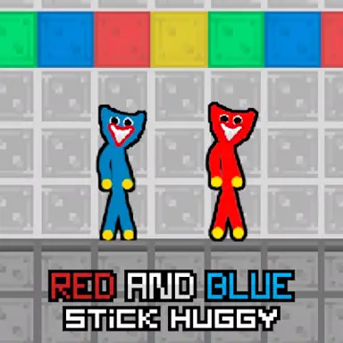 Red and Blue Stick Huggy game