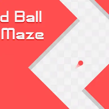 Red Ball In Maze game