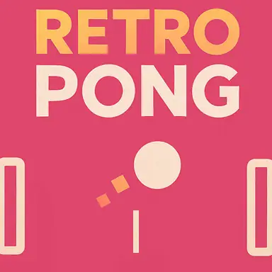 Retro Pong oyunu