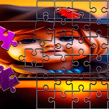 Robert the Doll Picture Slide Puzzle Frenzy oyunu