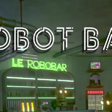 Robot Bar - Find the differences oyunu