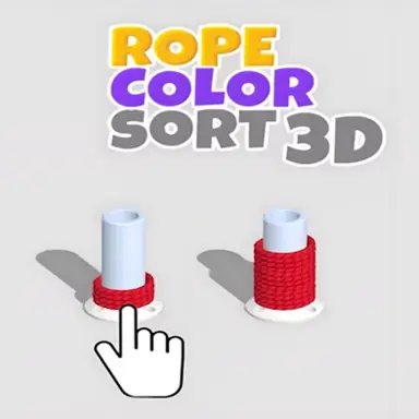 Rope Color Sort 3D game