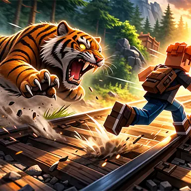 Running From A Hungry Tiger oyunu
