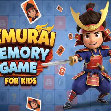 Samurai Memory Game for Kids oyunu