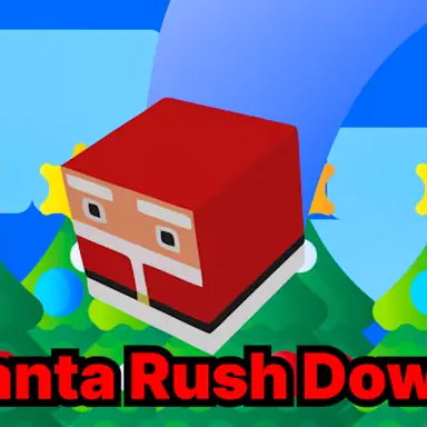Santa Rush Down game