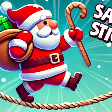 Santa Stick game