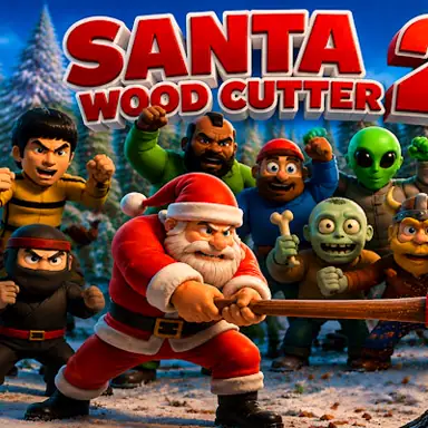 Santa Wood Cutter 2 oyunu