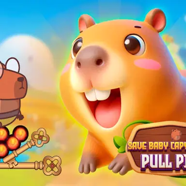 Save Baby Capybaras - Pull Pin game