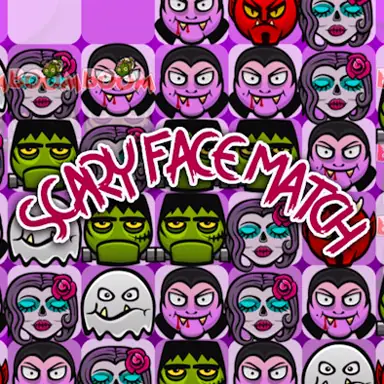 Scary Face Match game