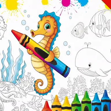 Sea Animal Coloring Book game